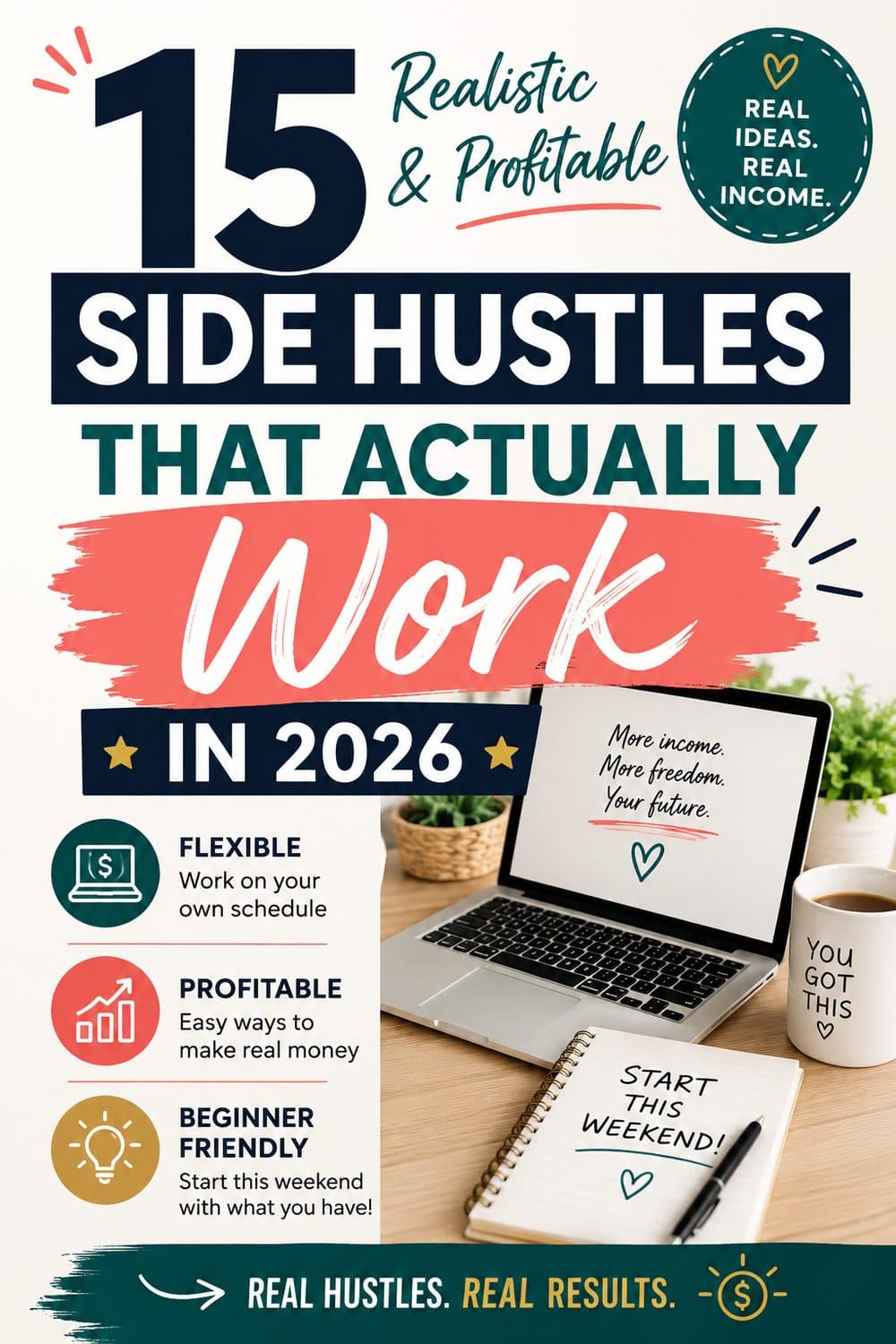 15 Side Hustles That Actually Work in 2026 (AI, Automation and Real Money)