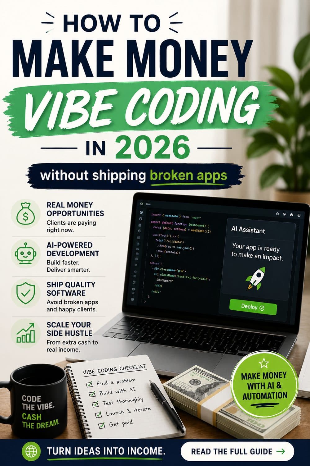 How to Make Money Vibe Coding in 2026 (Without Selling Broken Apps)