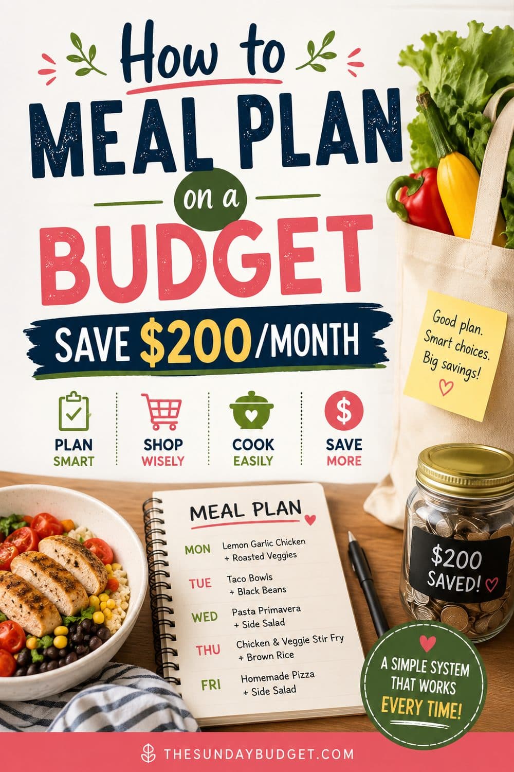 How to Meal Plan on a Budget (Save $200/Month)