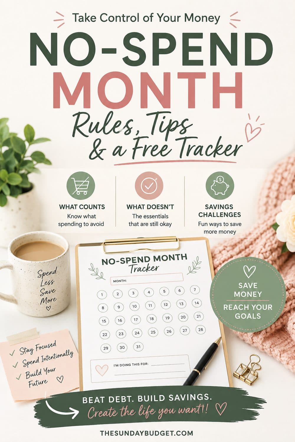 No-Spend Month: Rules, Tips, and a Free Tracker