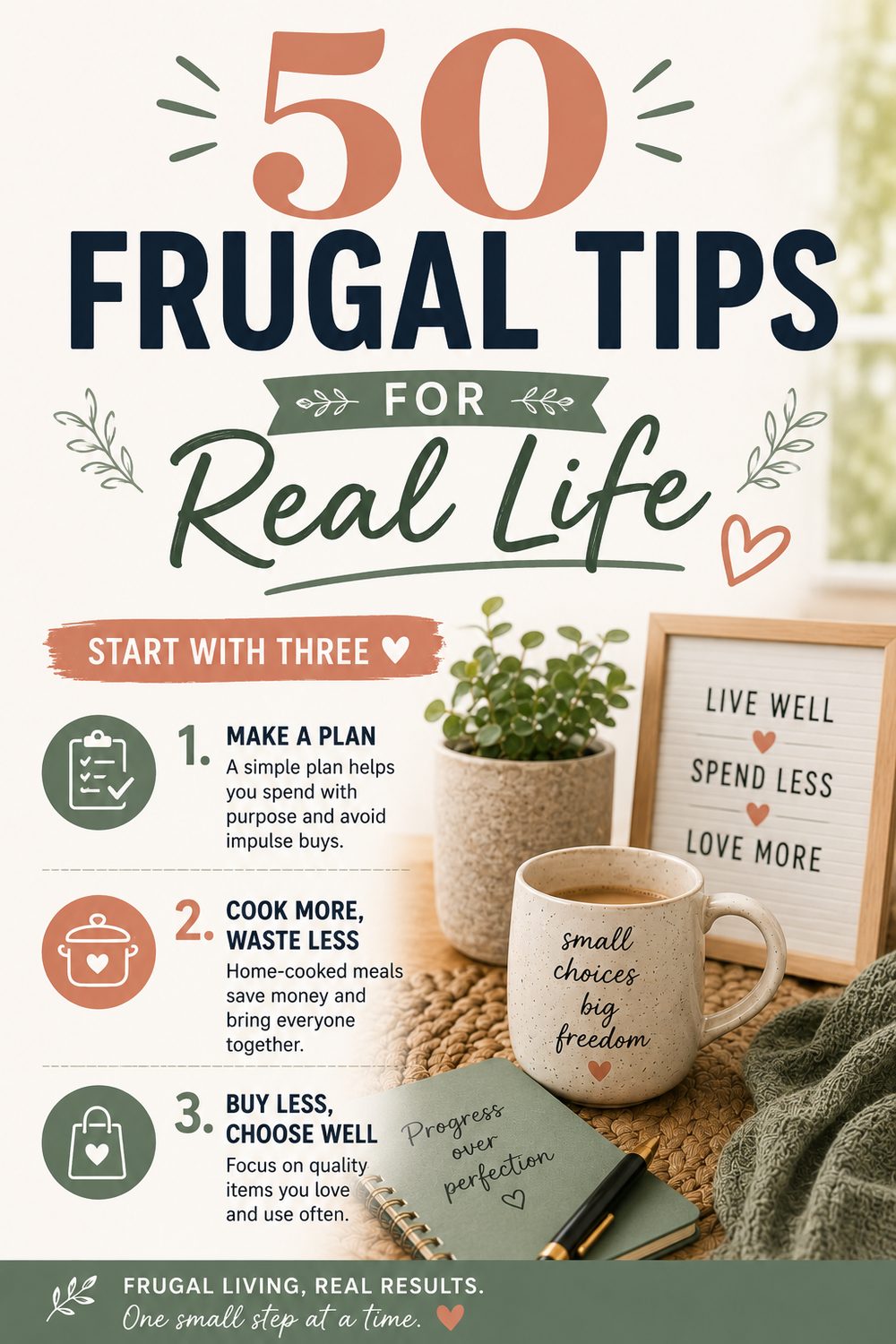 50 Frugal Living Tips That Don't Feel Like Sacrifice
