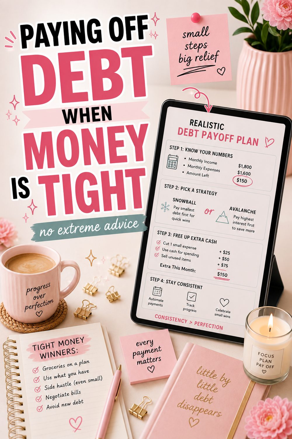 How to Pay Off Debt Fast on a Low Income (Realistic Plan)