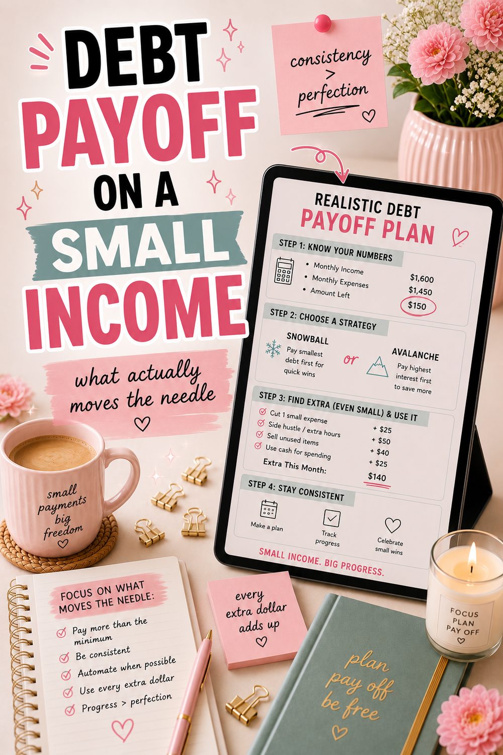 How to Pay Off Debt Fast on a Low Income (Realistic Plan)